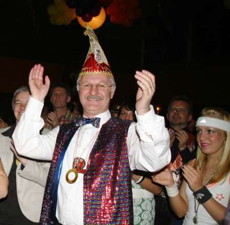 Armin König bei der Kappensitzung der Eicherte Hüttigweiler 2009
