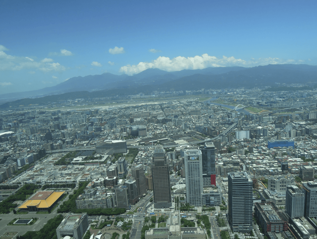 Blik auf Taipeh